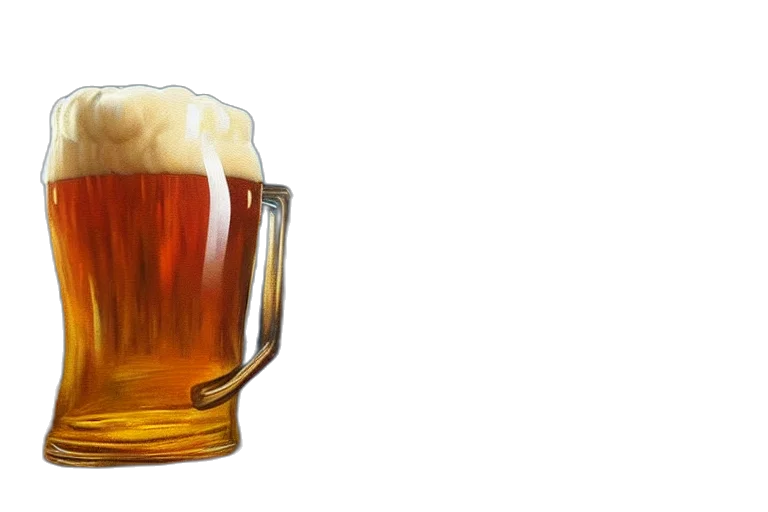 crown, photorealistic, 3d render, beer, fantasy, painting, ultra, realistic transparent PNG cut-out