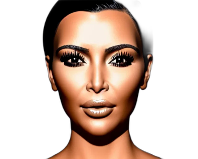 face, mask, hair, jewelry transparent PNG cut-out