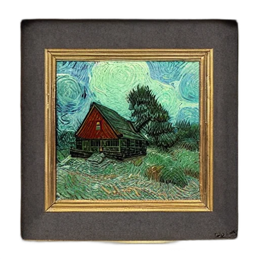 oil painting, photorealistic, concept art, forest, rain, night, snow, green transparent PNG cut-out