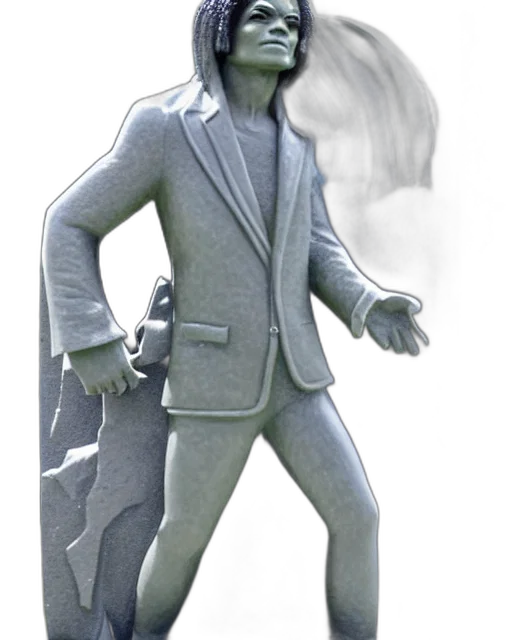mask, creature, staff, robot, 3d render, concept art, photorealistic, vaporwave transparent PNG cut-out