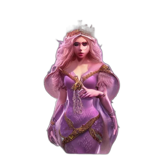 crown, dress, jewelry, concept art, fantasy art, 3d render, photorealistic, princess transparent PNG cut-out