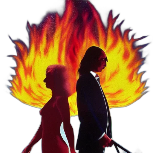 comic book art, concept art, fantasy art, fire transparent PNG cut-out