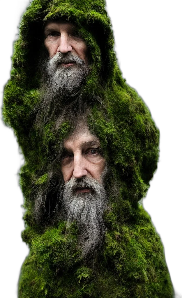 hair, face, mask, creature transparent PNG cut-out