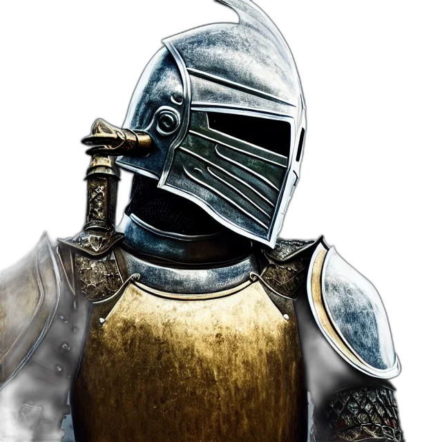 sword, mask, weapon, face, concept art, fantasy art, 3d render, photorealistic transparent PNG cut-out