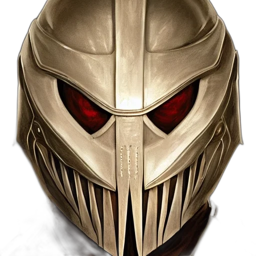mask, face, robot, concept art, 3d render, comic book art, fantasy art, perfectly transparent PNG cut-out