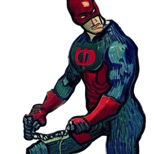 weapon, staff, robot, comic book art, concept art, cartoon, 3d render, red transparent PNG cut-out