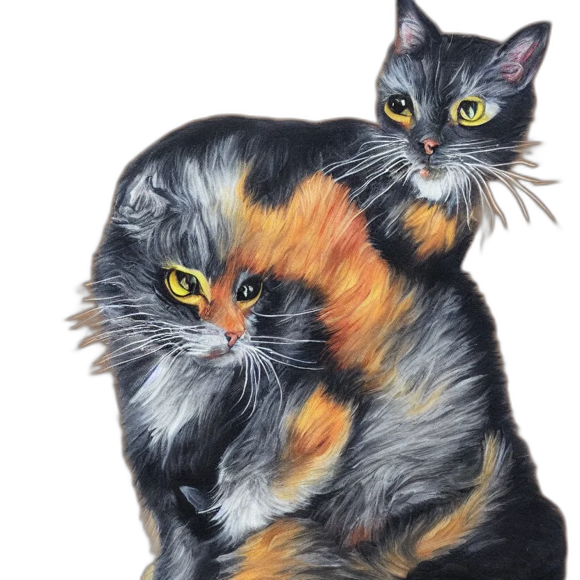 animal, creature, photorealistic, oil painting, watercolor, concept art, cartoon, painted transparent PNG cut-out