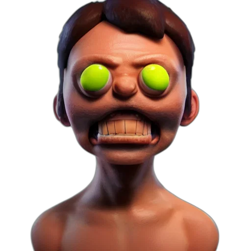 mask, face, creature, staff transparent PNG cut-out