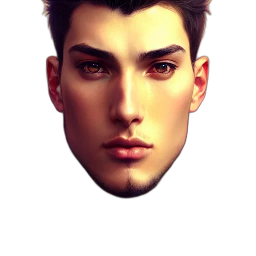 face, mask, hair, creature, photorealistic, 3d render, fantasy art, concept art transparent PNG cut-out