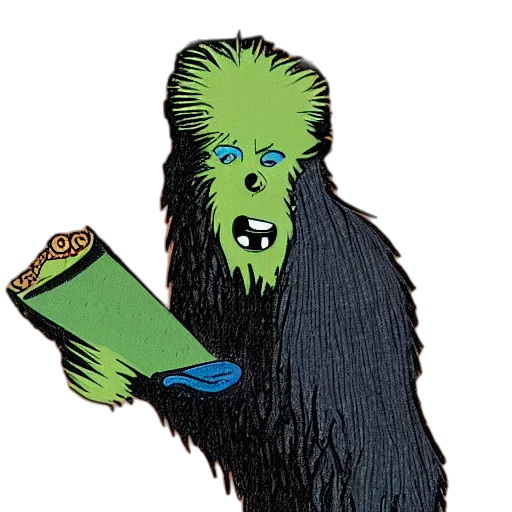 creature, animal, staff, concept art transparent PNG cut-out