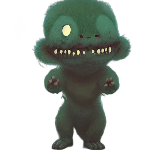 creature, animal, dragon, staff transparent PNG cut-out