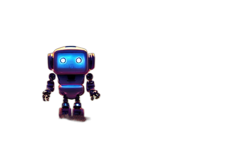 robot, creature, weapon, animal, 3d render, pixel art, concept art, vaporwave transparent PNG cut-out