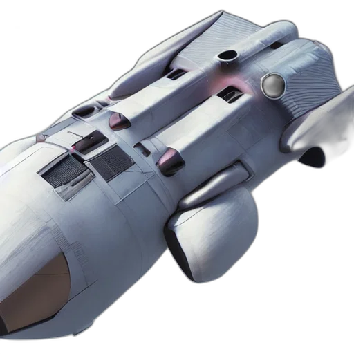 weapon, robot, 3d render, concept art transparent PNG cut-out