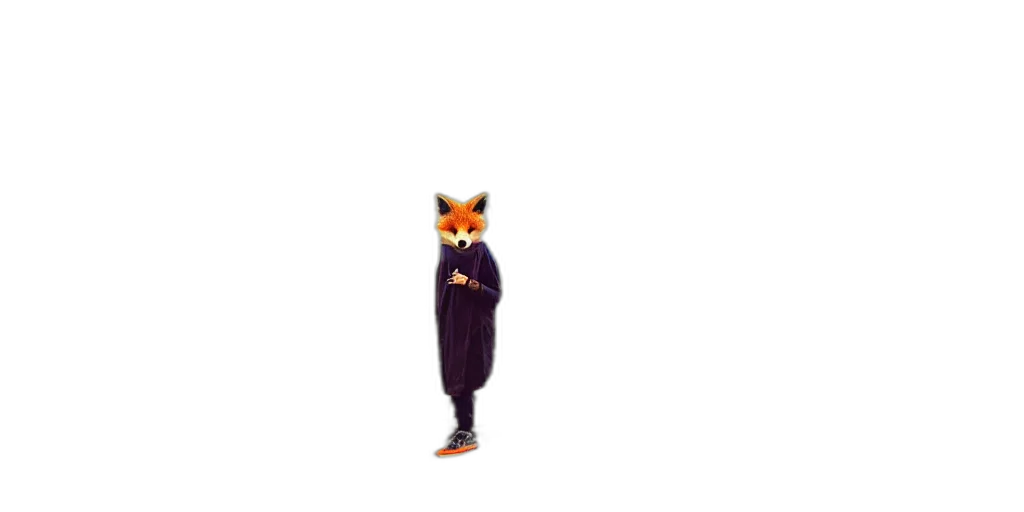 animal, staff, creature, mask, pixel art, concept art, 3d render, vaporwave transparent PNG cut-out