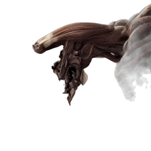 dragon, creature, mask, hair transparent PNG cut-out