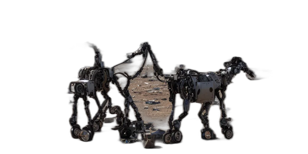 robot, animal, creature, furniture, 3d render, concept art, first, person transparent PNG cut-out