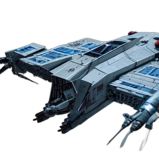 weapon, concept art, 3d render, outer space transparent PNG cut-out