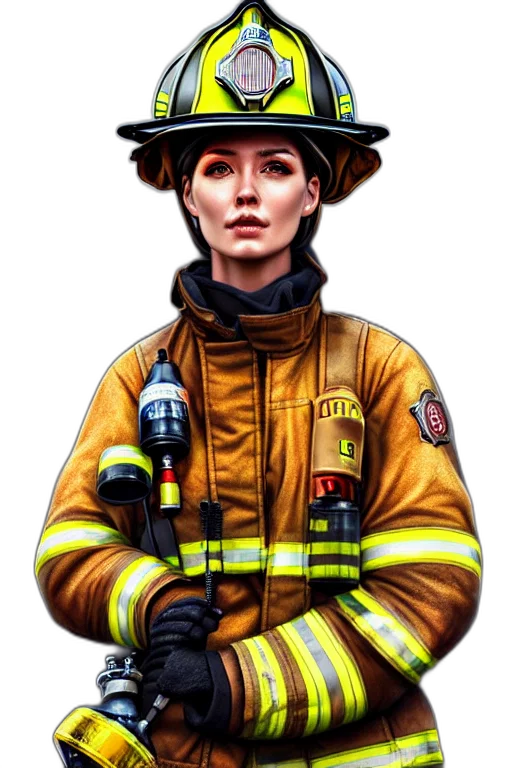 staff, comic book art, concept art, fantasy art, pixel art, firefighter, fantasy, highly transparent PNG cut-out