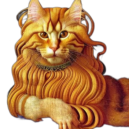 animal, crown, hair, photorealistic transparent PNG cut-out