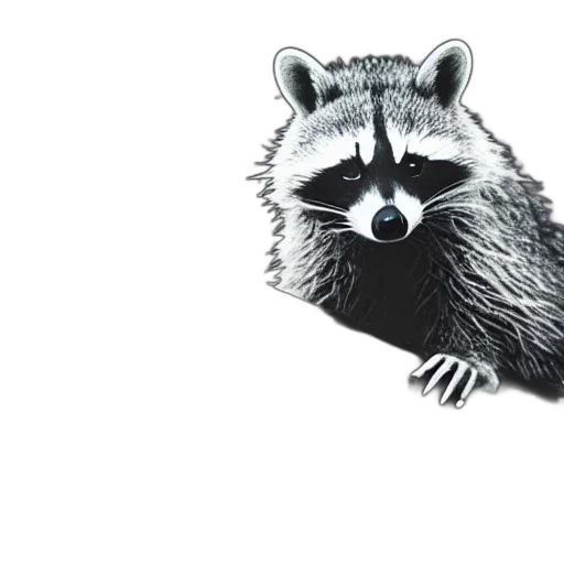 animal, creature, jacket, mask, concept art, photorealistic, 3d render, pixel art transparent PNG cut-out