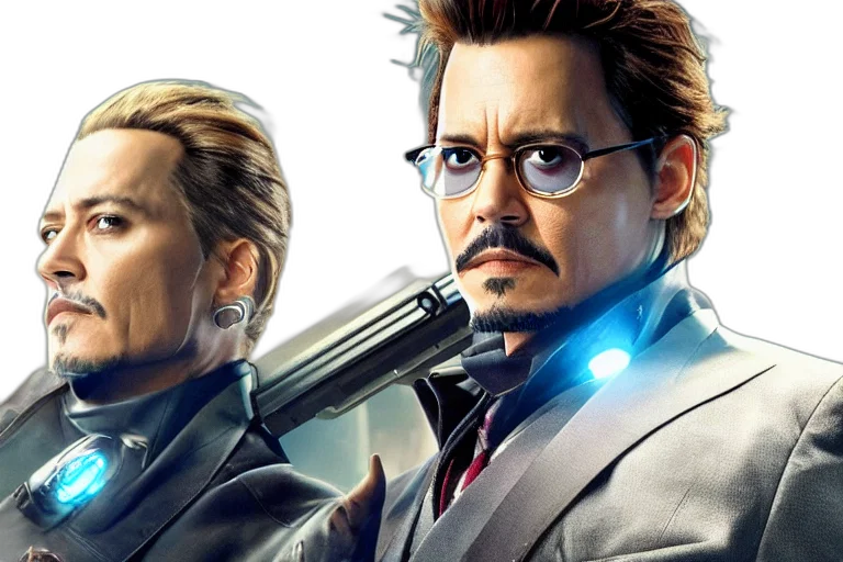 film, still, johnny, depp transparent PNG cut-out