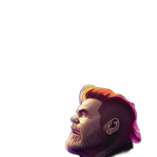 face, hair, creature, crown transparent PNG cut-out