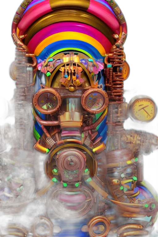 robot, staff, mask, jewelry transparent PNG cut-out