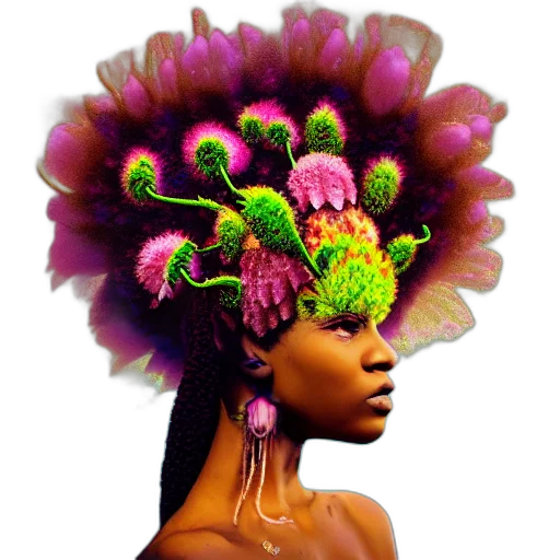 hat, crown, hair, mask, photorealistic, fantasy art, concept art, 3d render transparent PNG cut-out