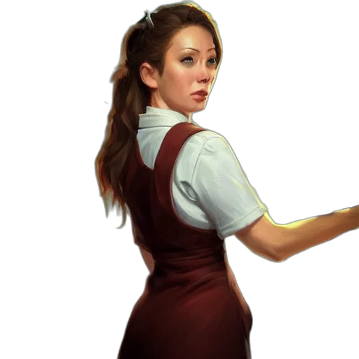 staff, dress, jacket, photorealistic, concept art, fantasy art, oil painting, epic transparent PNG cut-out