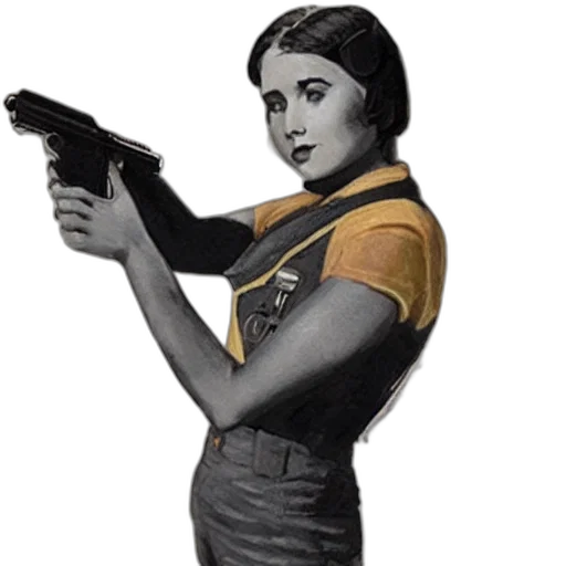 weapon, staff, dress, comic book art, concept art, cartoon, photorealistic, outer space transparent PNG cut-out