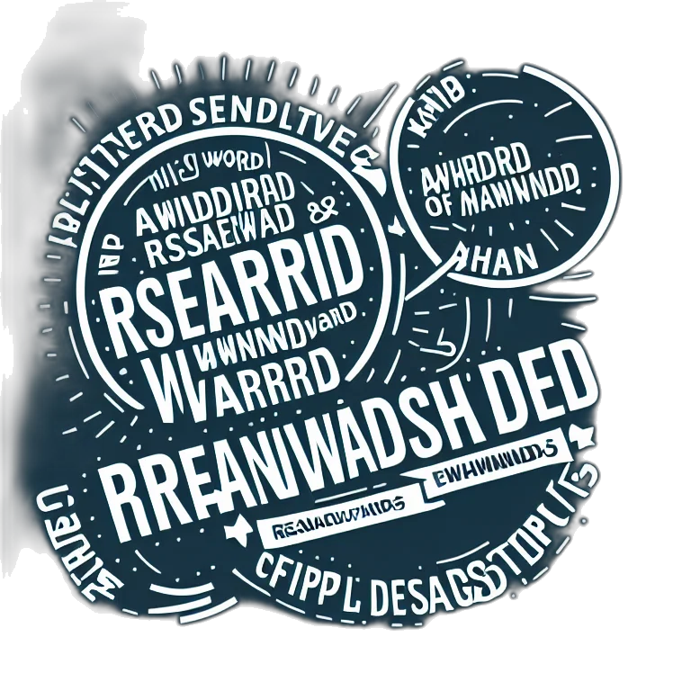 award, winning, brandmark, research transparent PNG cut-out