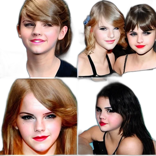 photorealistic, 3d render, concept art, cartoon, emma, watson, taylor, swift transparent PNG cut-out