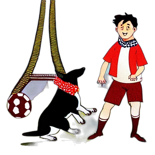 staff, weapon, animal, umbrella, cartoon, concept art, pixel art, city street transparent PNG cut-out