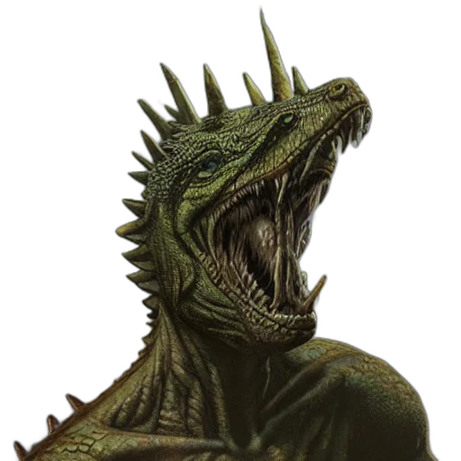 dragon, creature, animal, staff, concept art, fantasy art, photorealistic, 3d render transparent PNG cut-out