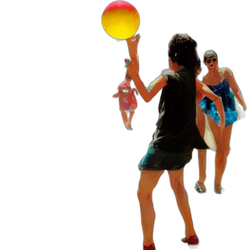 umbrella, staff, 3d render, concept art, photorealistic, vaporwave, beach, fire transparent PNG cut-out