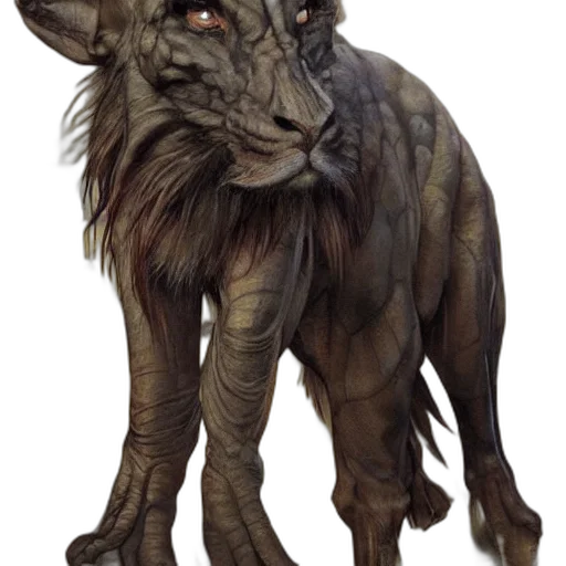 creature, animal, staff, dragon transparent PNG cut-out