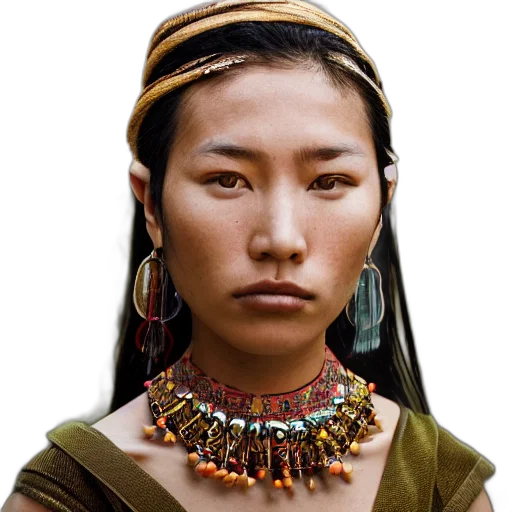 jewelry, face, staff, mask transparent PNG cut-out