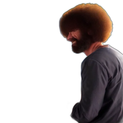 hair, staff, hat, face transparent PNG cut-out
