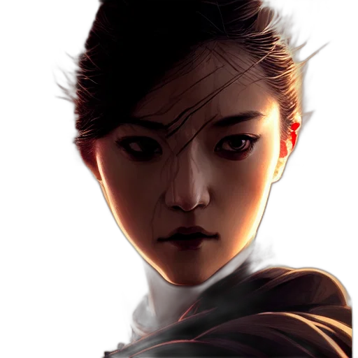 face, staff, comic book art, concept art, photorealistic, fantasy art, dark, film transparent PNG cut-out