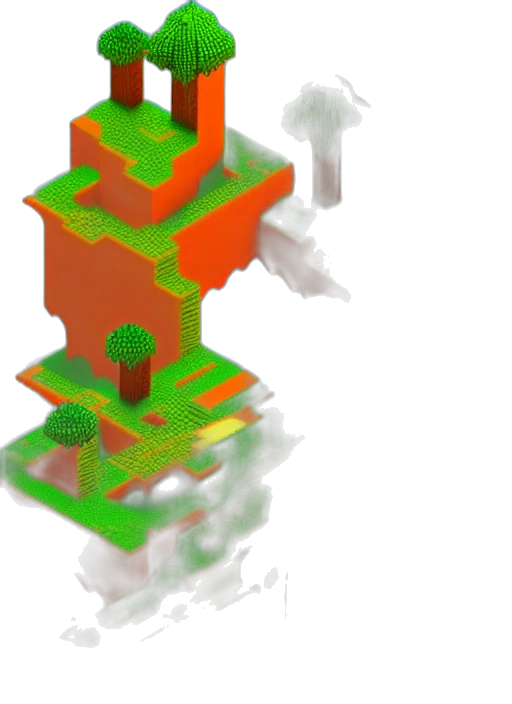 tree, robot, crown, building transparent PNG cut-out