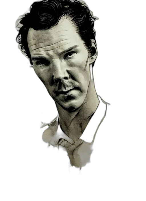 face, mask, photorealistic, comic book art transparent PNG cut-out