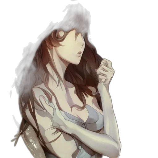 dress, hat, crown, face, fantasy art, watercolor, concept art, anime transparent PNG cut-out