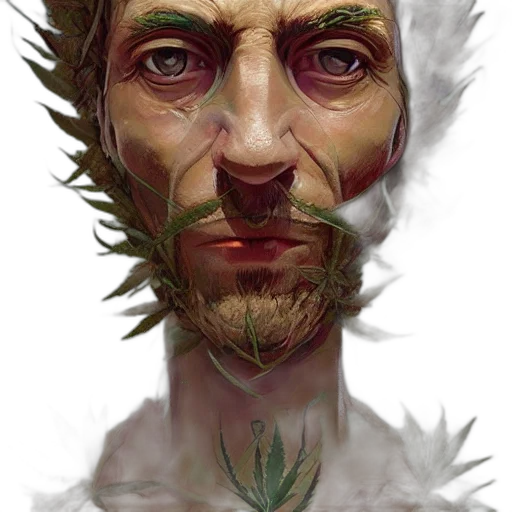 face, mask, creature, flower transparent PNG cut-out