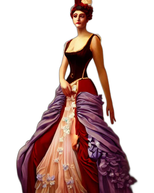 dress, jewelry, crown, concept art transparent PNG cut-out