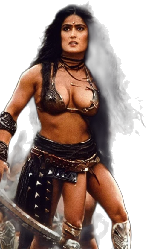 fantasy art, comic book art, concept art, photorealistic, epic, photo, muscular, salma transparent PNG cut-out