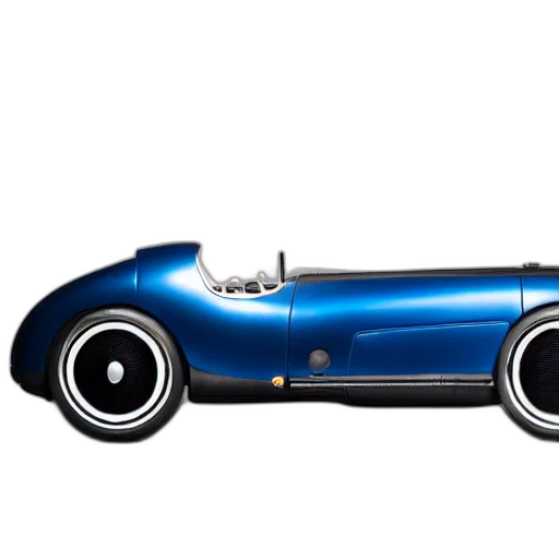 car, 3d render, photorealistic, concept art, blue, futuristic, bugatti, type transparent PNG cut-out
