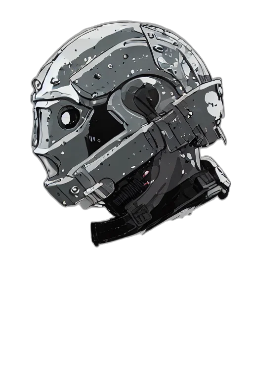 mask, robot, weapon, face transparent PNG cut-out