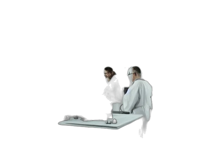 furniture, staff, robot, hair transparent PNG cut-out