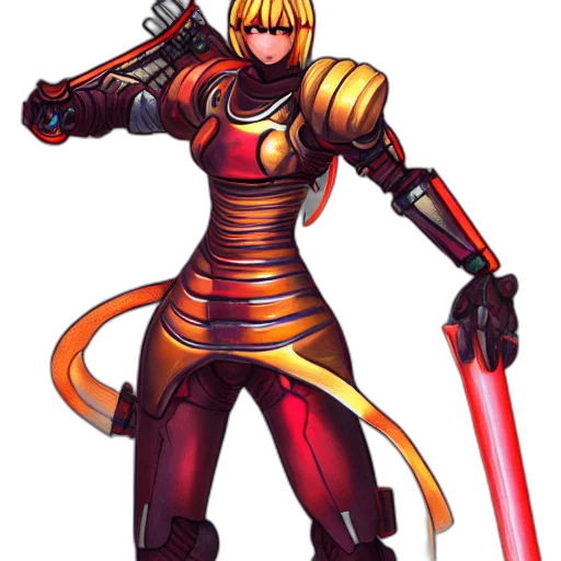 staff, sword, weapon, concept art, pixel art, fantasy art, 3d render, red transparent PNG cut-out