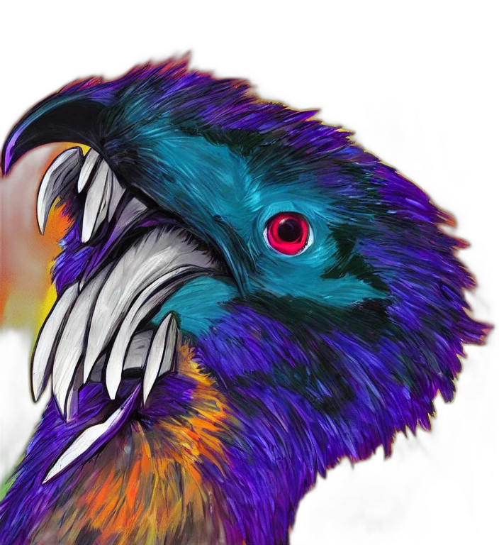 animal, mask, face, creature, photorealistic, watercolor, fantasy art, oil painting transparent PNG cut-out